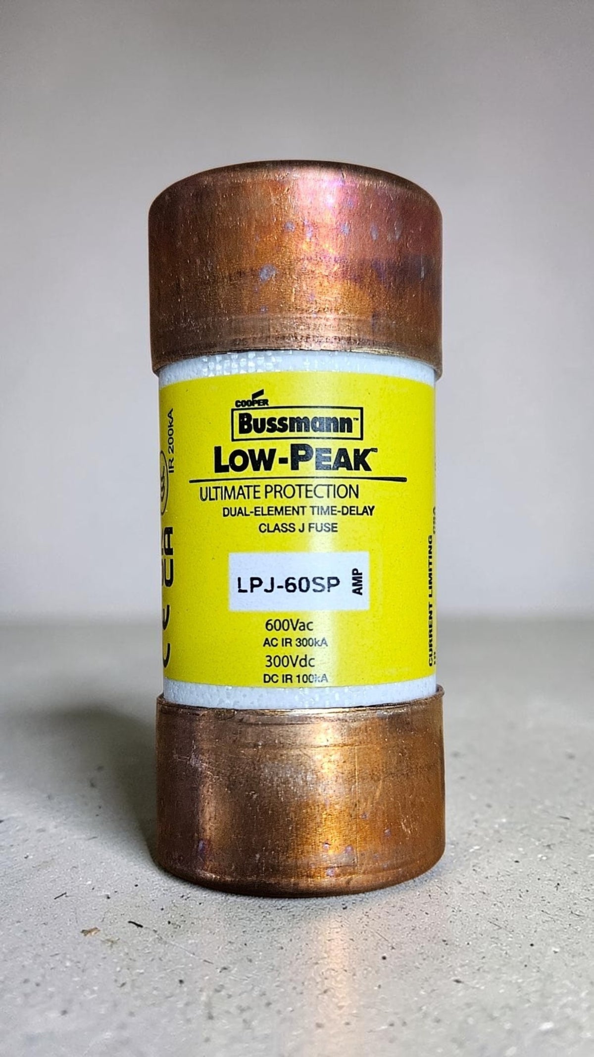 Bussmann Fuse, LPJ-60SP, 60A, 600VAC/300VDC, Class J Fuse