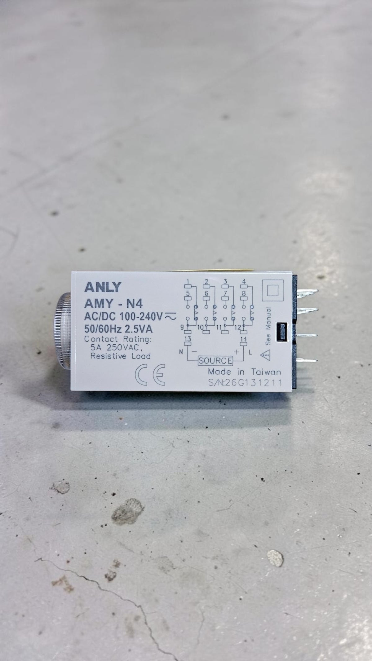 Anly Multi-Range Timer, AMY-N4, 100-240VAC/DC