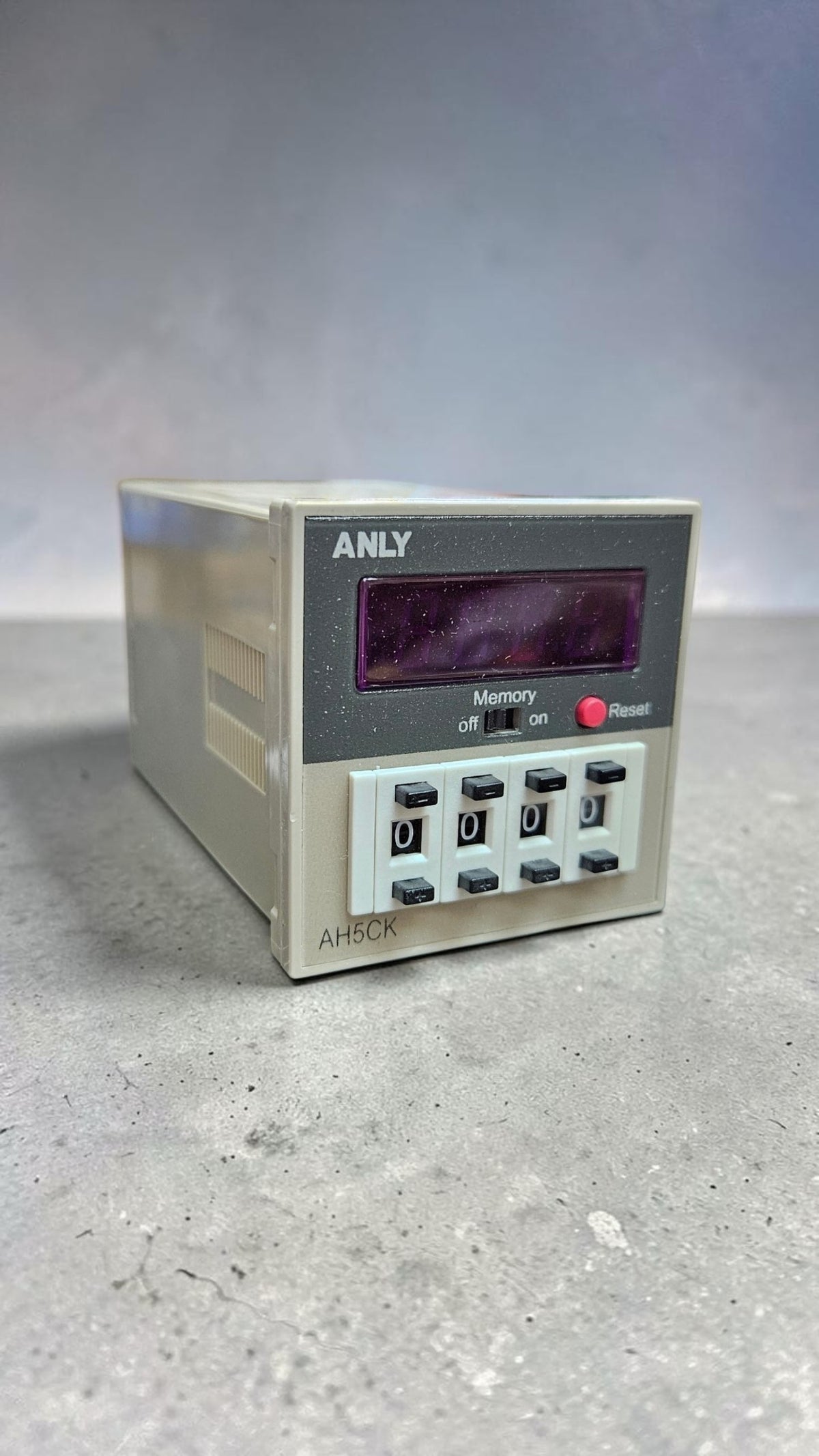 Anly Digital Present Counter, AH5CK, 100-240VAC/DC, Set 9999