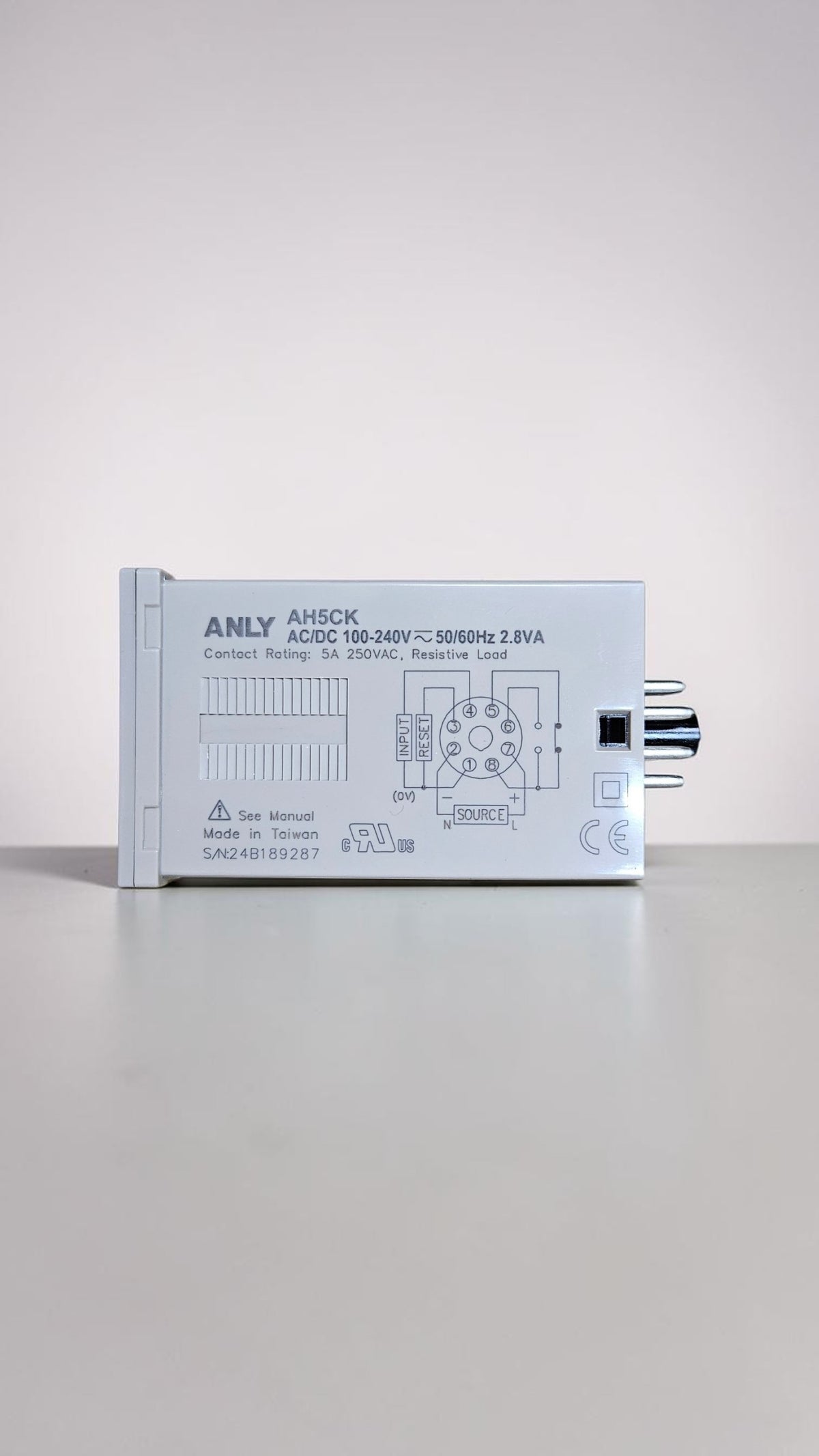 Anly Digital Present Counter, AH5CK, 100-240VAC/DC, Set 9999