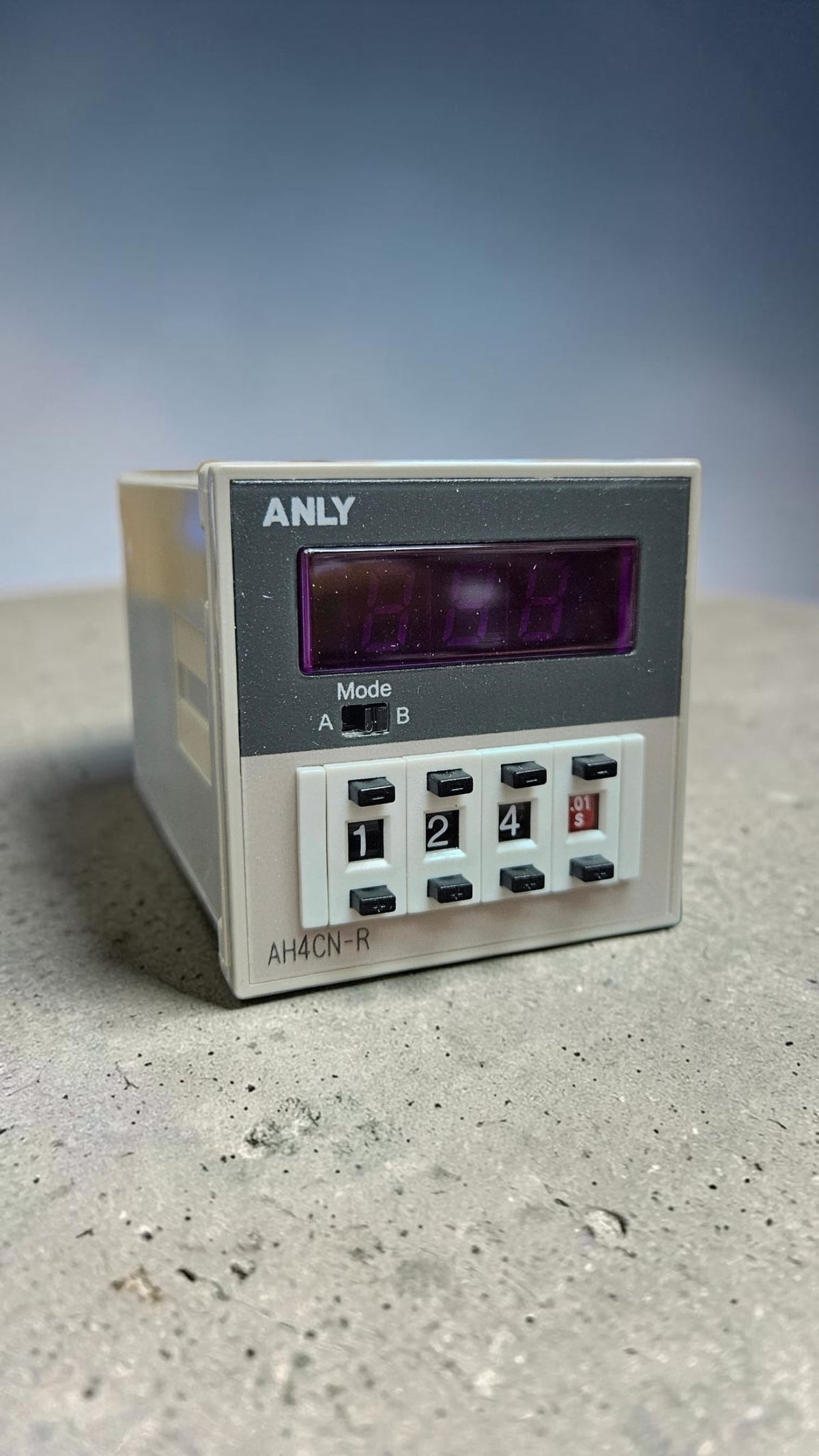 Anly Multi-Range Digital Timer AH4CN-R, 12-48VAC/DC 0.01S~9990H
