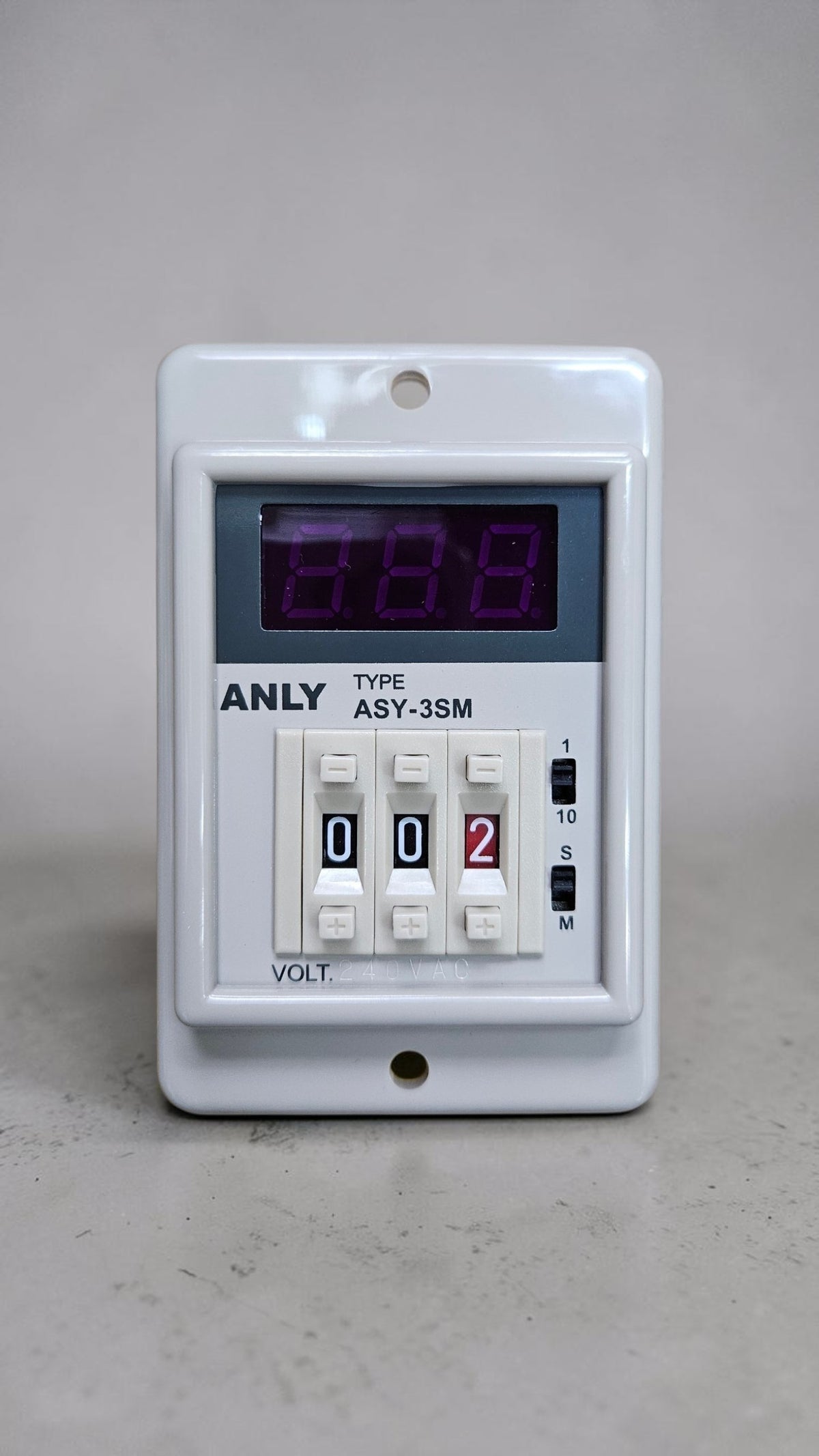 ANLY Multi-Range Digital Timer, ASY-3SM, AC 240V, 0.1S-999M