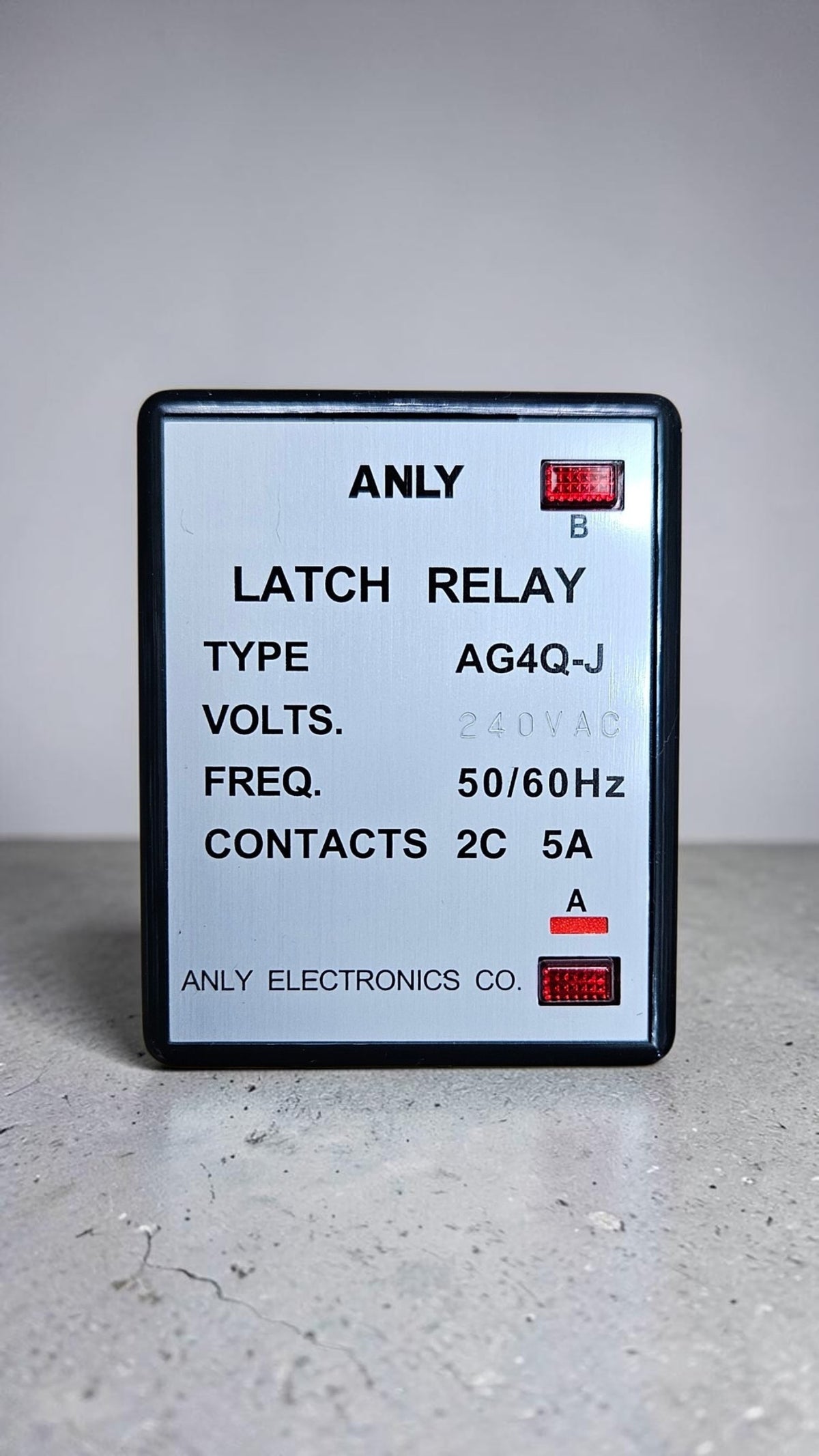 ANLY Latch Relay, AG4Q-J, 240VAC