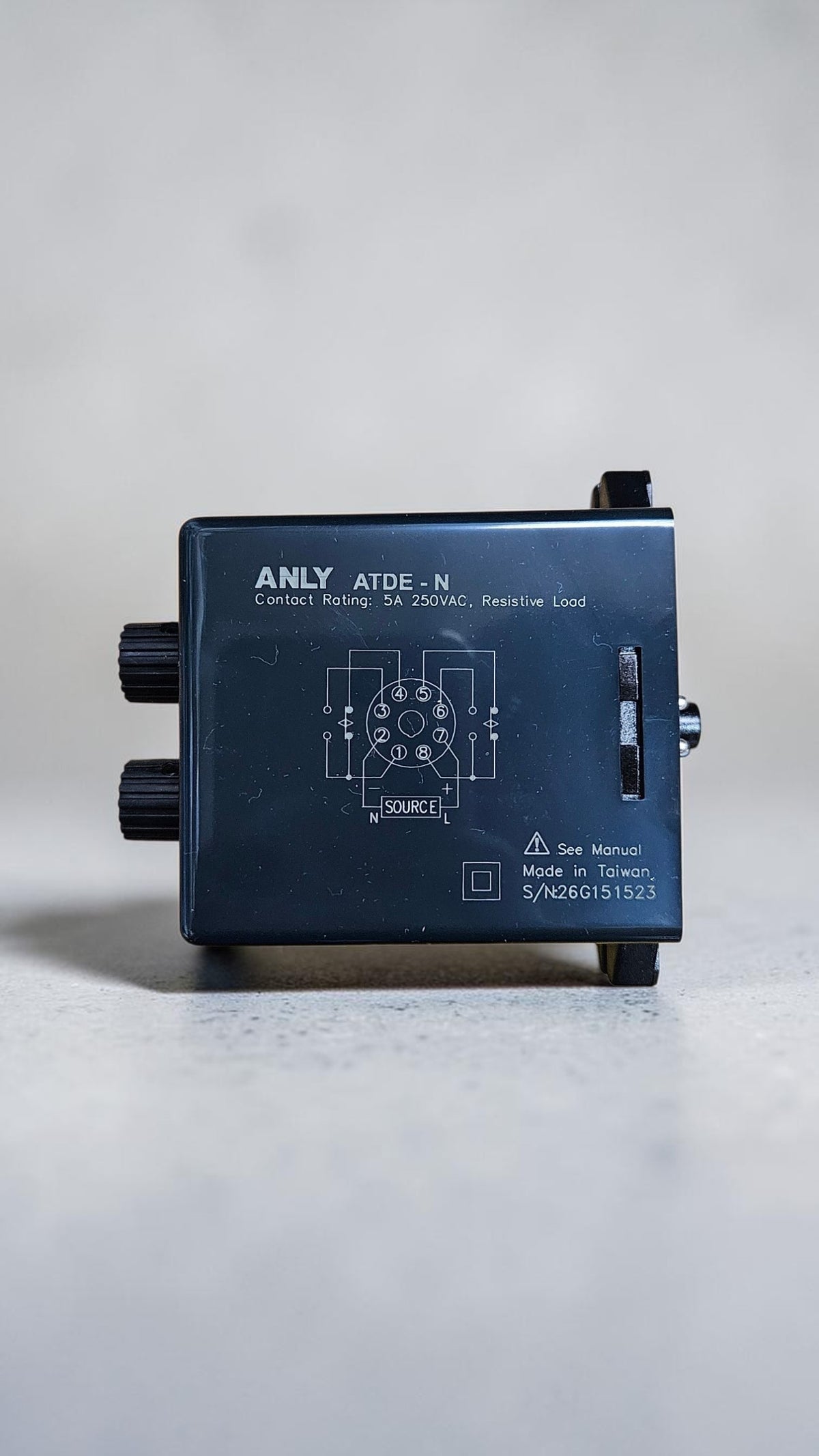 Anly Defrost Timer, ATDE-N, 240VAC, 12H-30M-10M