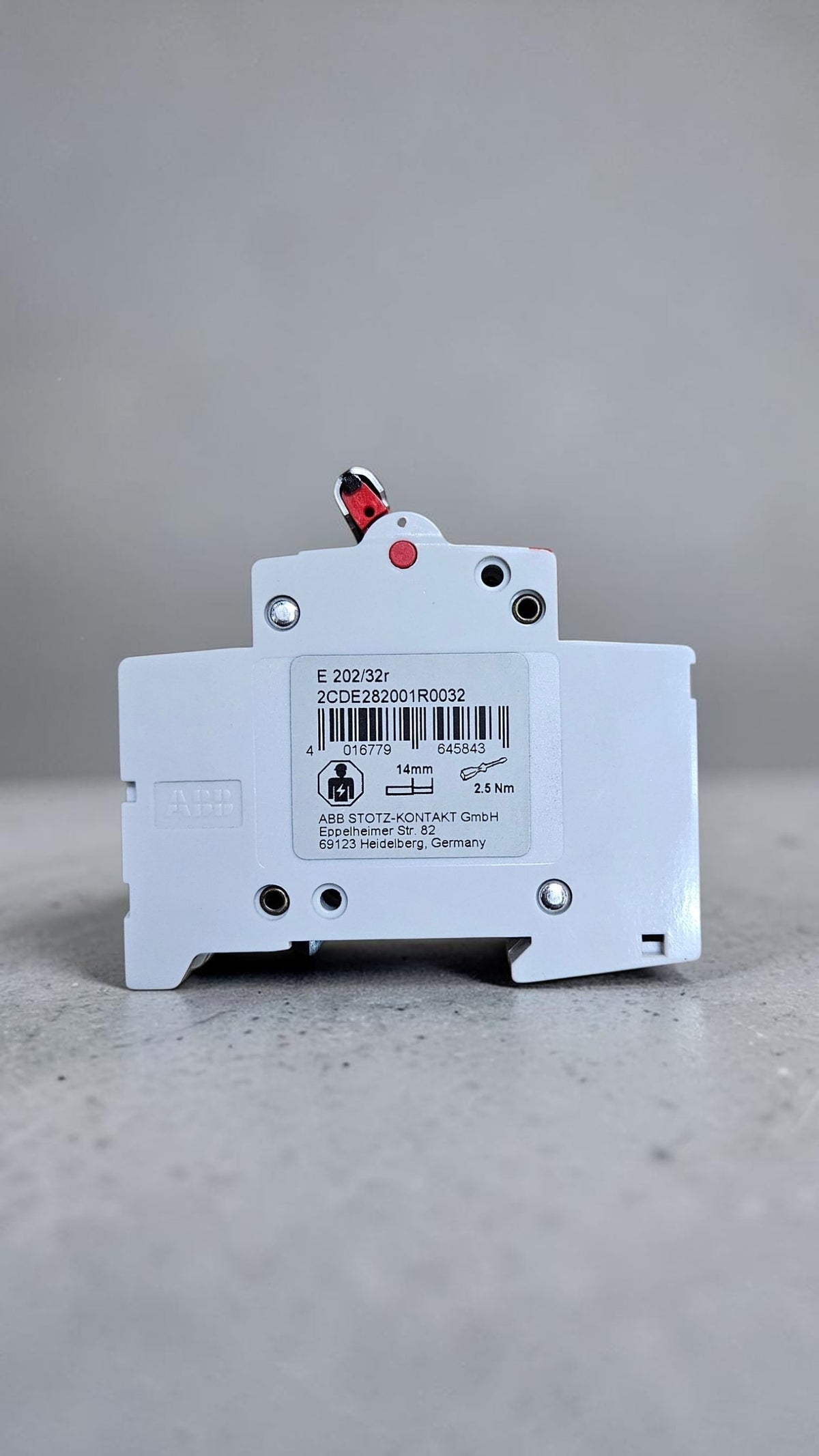 ABB E202/32r Isolator MCB, 2 Pole, 32A