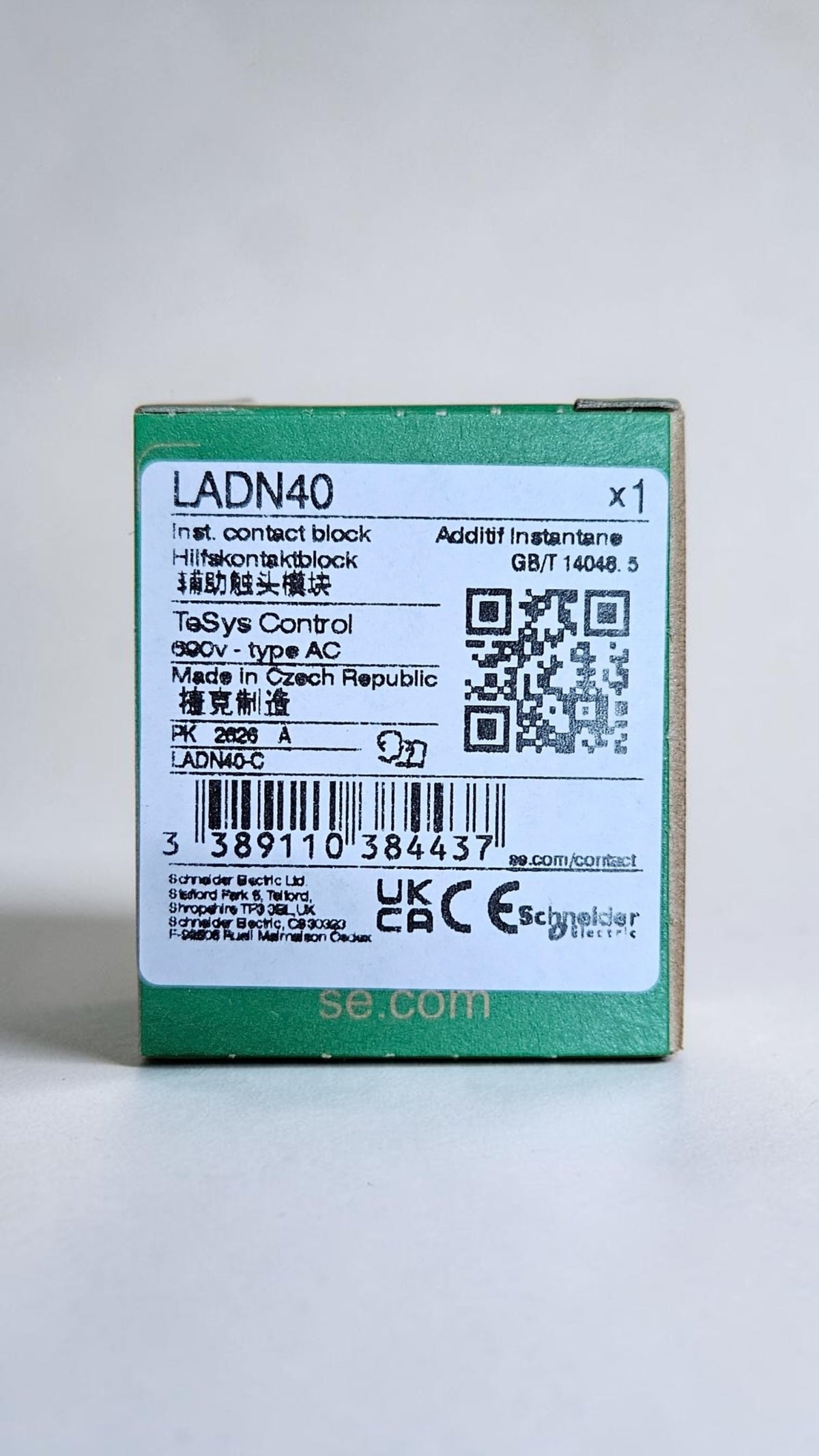 Schneider LADN40, Auxiliary Contact Block