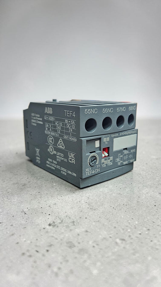 ABB TEF4-ON, On Delay Timer, 24-240VAC/DC