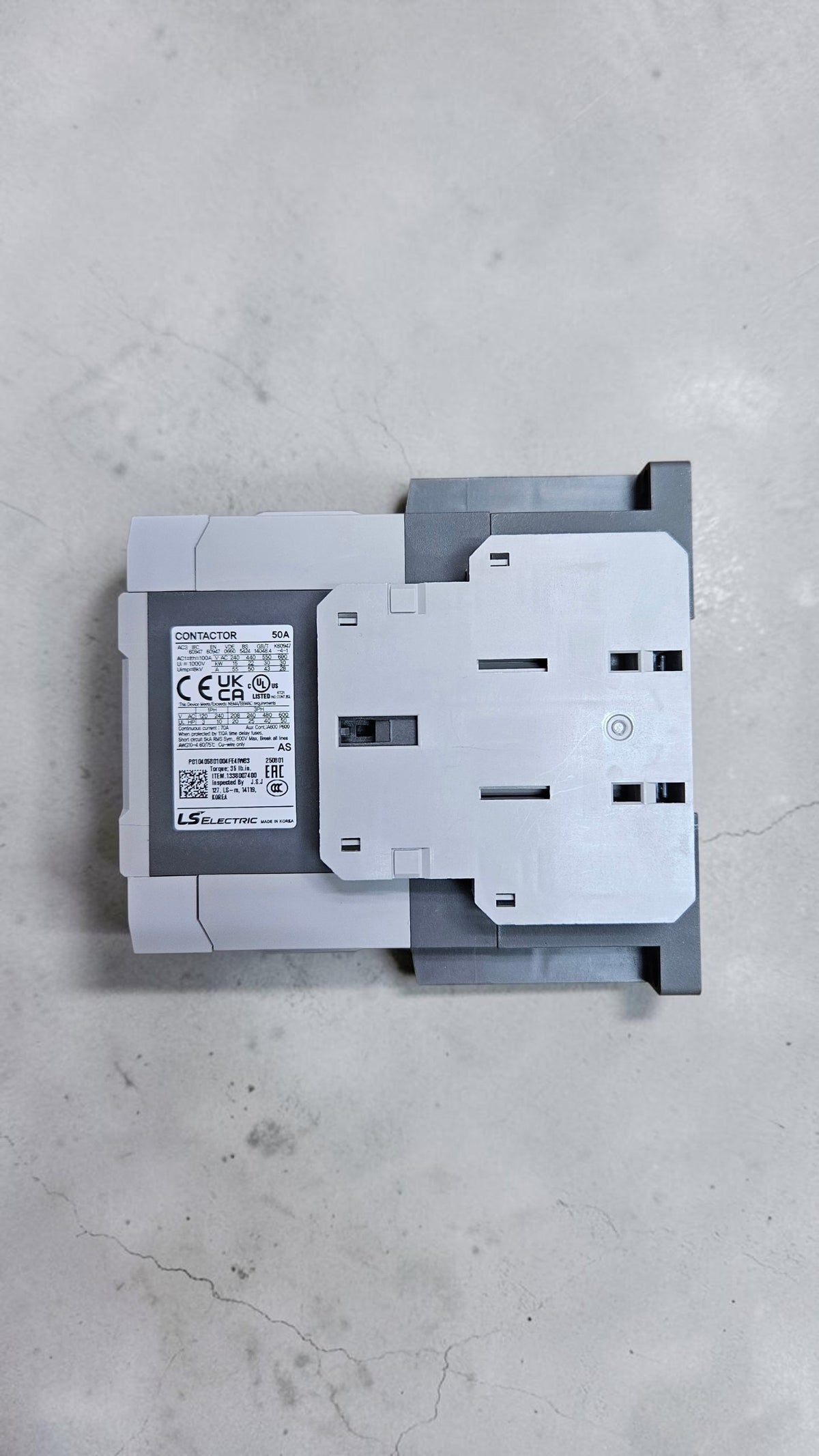 LS Electric, MC-50a, 1A+1B Metasol Magnetic Contactor 415VAC