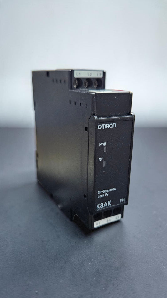 Omron K8AK-PH1, 3 Phase Sequence Relay, 200-480VAC
