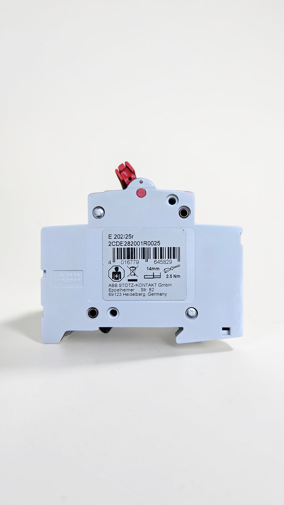 ABB Isolator MCB, E202/25r, 25A, 415VAC