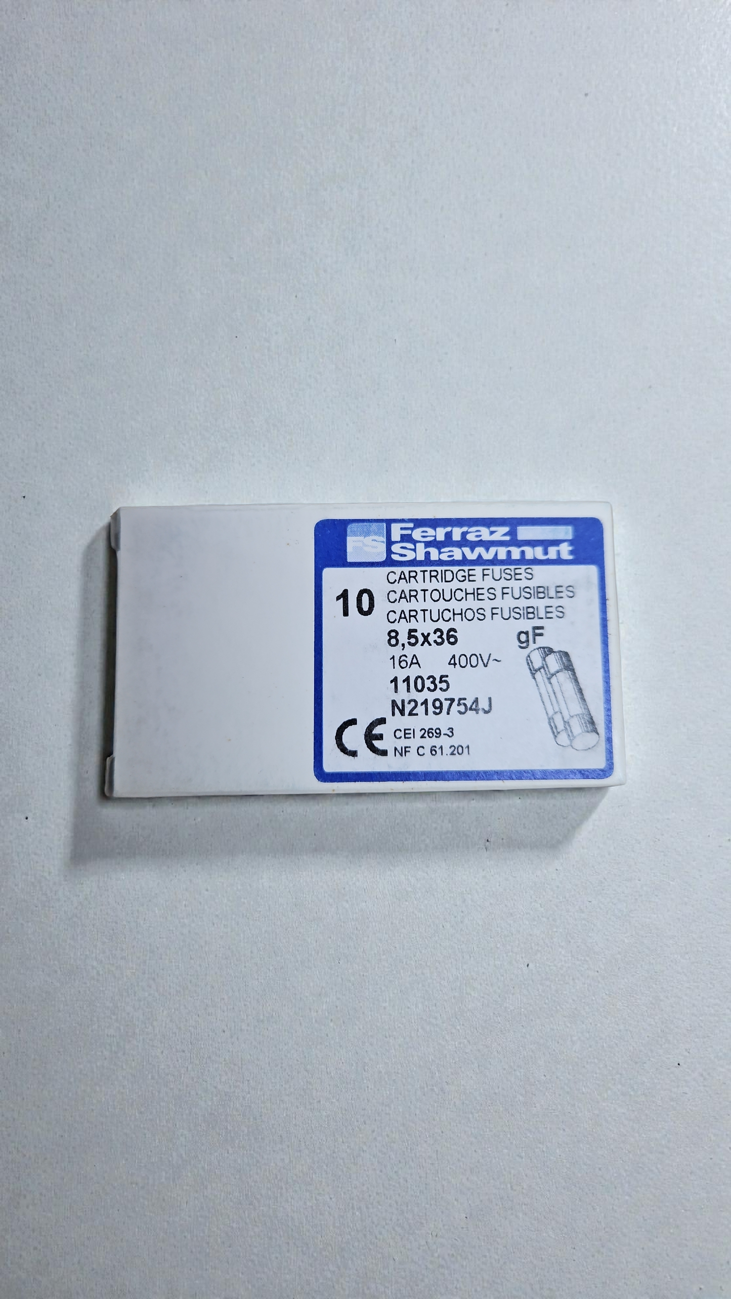 Ferraz Shawmut Fuse 8.5x36MM 400V